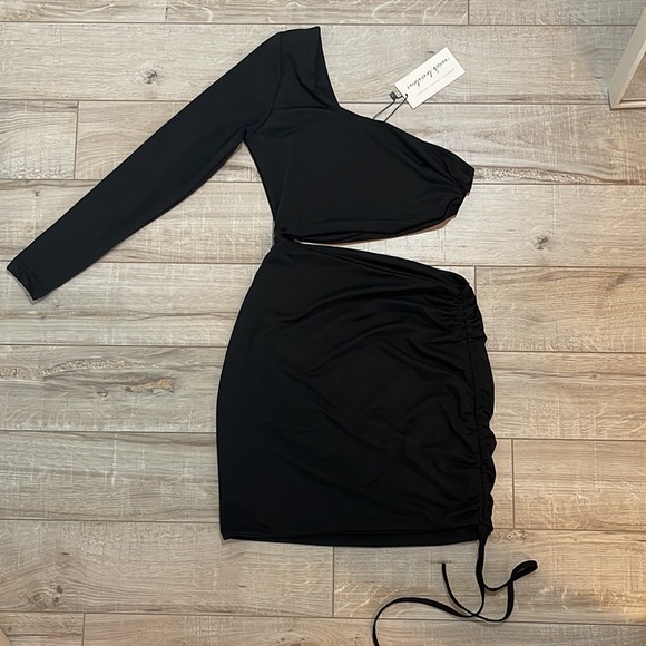 Black Mini Dress - Picture 2 of 7